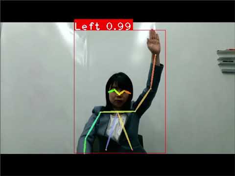 挙げている手デモ動画 old